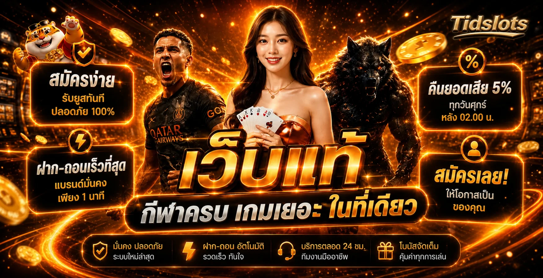 Tidslots | คาสิโนออนไลน์ สล็อต หวย และเกมออนไลน์